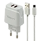 شارژر دیواری وریتی مدل AP-2121 به همراه کابل تبدیل microUSB